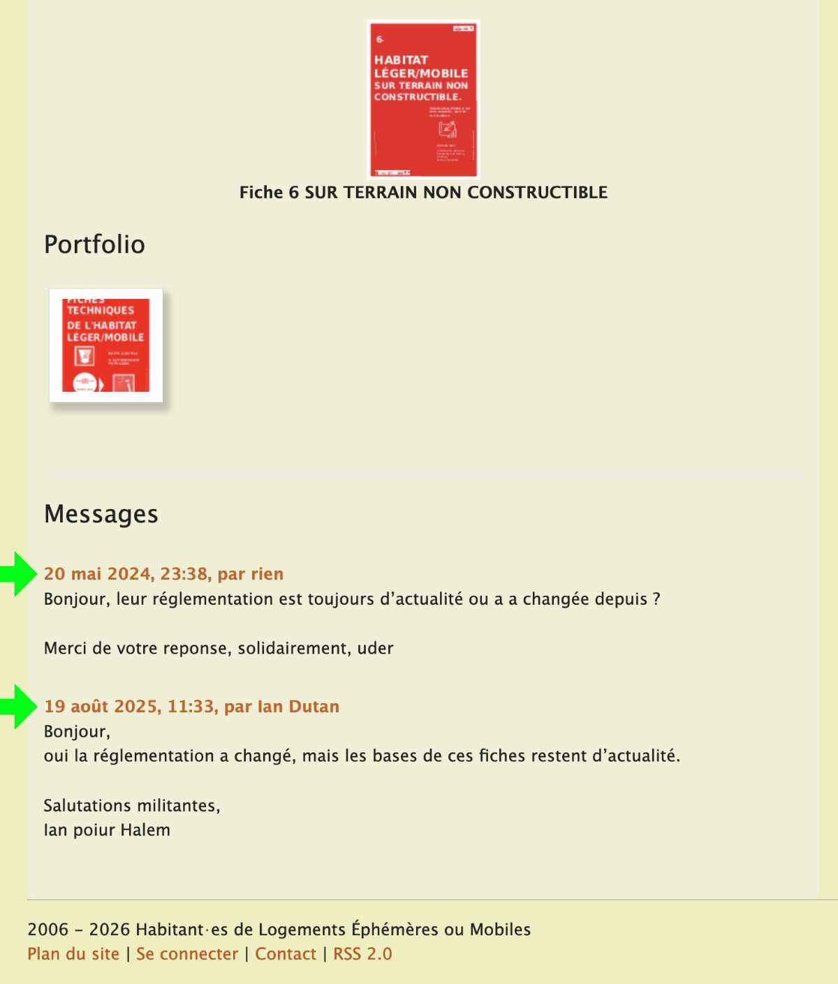 Capture d'écran montrant une question du 20 mai 2024 et sa réponse du 19 août 2025 sur halemfrance.org, soit 15 mois de délai